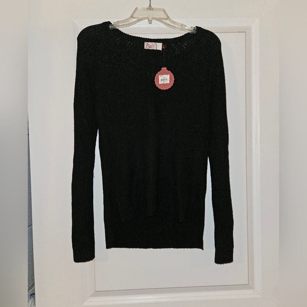 So Brand Black Sweater, S, Nwt